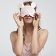 thumbnail image 3 of Sleeping Mask Cartoon Plush Bear Rabbit Elk Eye Cover Blindfold Sleep Mask, 3 of 6