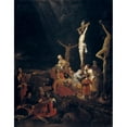 thumbnail image 2 of Govert Flinck 20x24 Gold Ornate Framed and Double Matted Museum Art Print Titled - The Crucifixion (1647 - 1650), 2 of 4
