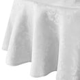 thumbnail image 1 of Elrene Home Fashions Nappe Élégance Damassée, 90 Pouces Ronde, Blanche, 1 of 1