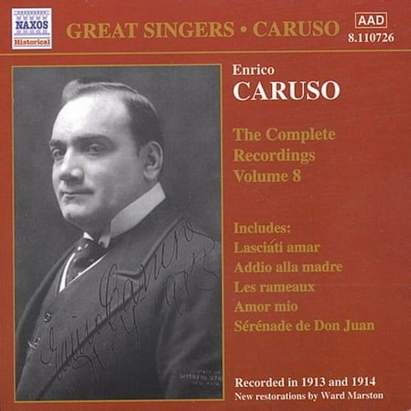 Enrico Caruso - Comp Recordings Of-Vol. 8 - Music & Performance - CD