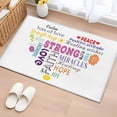 thumbnail image 2 of Area Rugs 2x3,Colorful Inspirational Quotes with Love Heart Non Slip Washable Rug Indoor Carpet Soft Floor Rugs for Home Living Room Bedroom Dining Room Office, 2 of 9