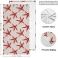 thumbnail image 2 of Watercolor Pink Starfish Hand Towels, Sea World Kitchen Towel Ultra Soft and Absorbent,Decorative Fingertip Face Towel for Bathroom Hotel, 2 PCS, 28.3"x 14.4", 2 of 5