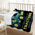 thumbnail image 6 of Tractors Custom Blanket for Boy-just A Boy Who Loves Tractors Personalized Gift Flannel Throw Blanket for Couch Bedding S 40×50in for Kids/Child, 6 of 6