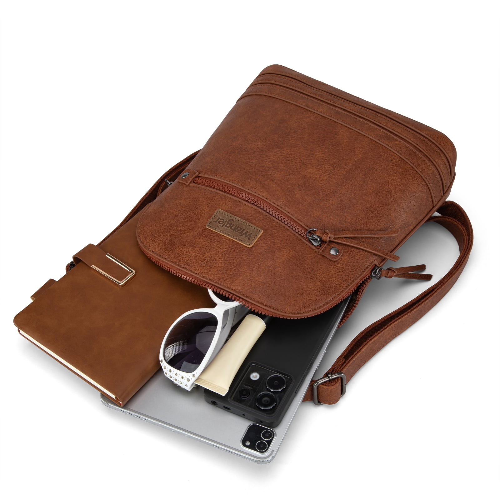 Wrangler Backpack Purse for Women Medium Ladies' Bookbag Travel Work Daypacks Bags, Brown