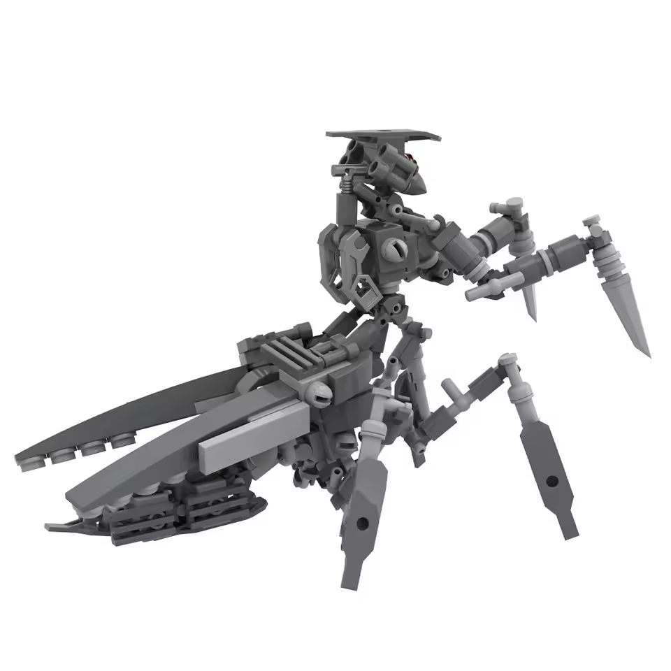 thumbnail image 4 of GZBricker Mecha Mantis Building Sets Compatible with Lego Animals Insect Multi-legged Model for Adults, 4 of 4