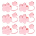 thumbnail image 4 of Straw Toppers For Tumblers 6Pcs Silicone Straw Tips Cover Reusable Drinking Straw Tips Straw End Plugs Caps Small Straw Caps, 4 of 8