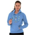thumbnail image 3 of Retro Smurfs 80s Cartoon Characters Hoodie Sweatshirt Women Men Brisco Brands M, 3 of 6
