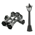 thumbnail image 3 of 4Pcs Street Post Lights Model Railway Lamp Post Lights Miniature Village Pathway Lantern Post for DIY, 3 of 6