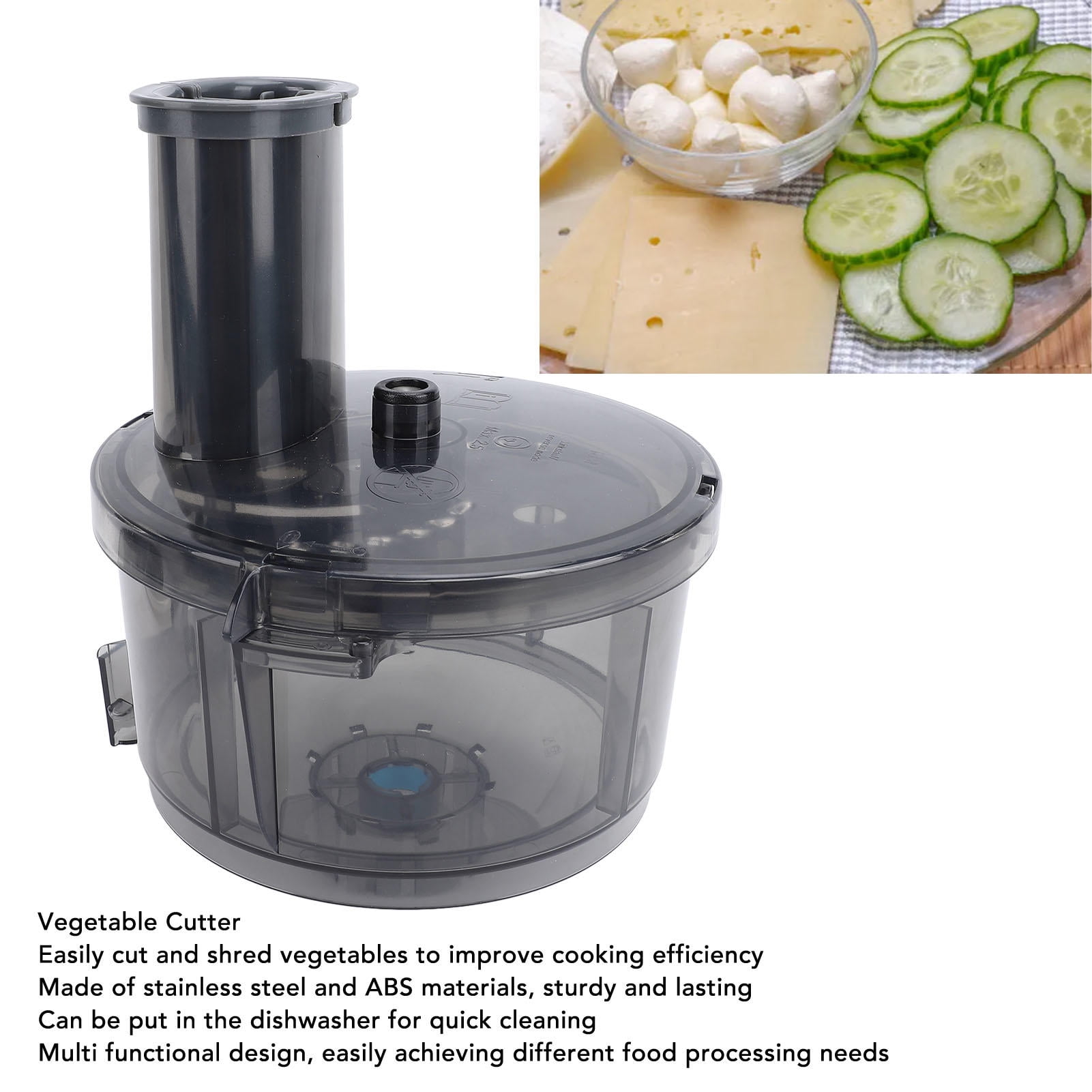 LAZIOEGR Stainless Steel Vegetable Cutter for TM5 TM6 TM31 Food Processor – Multi‑Functional, Dishwasher Safe, Durable Kitchen Accessory