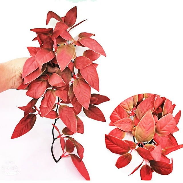 EIMELI Stimulation Reptile Plants Realistic Multifunctional Resin Lifelike Artificial Hanging Vine for Home