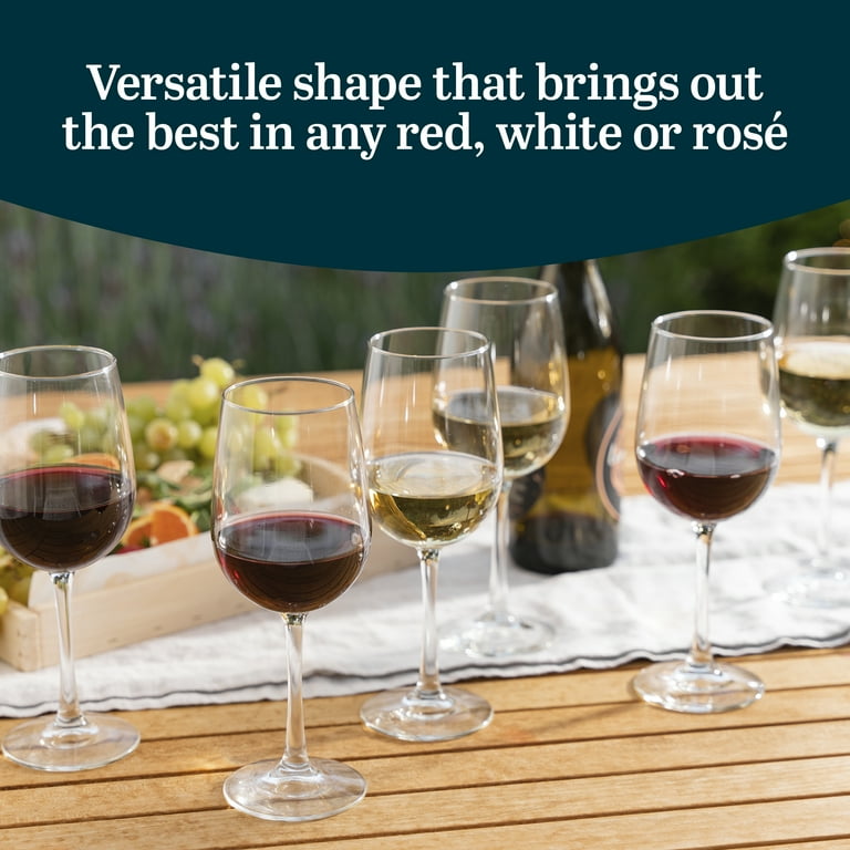 Libbey 7510 Vina Tall Wine Glasses, Stemmed Bulk Drinking Set, 16-ounce,  Pack of 12 - Walmart.com