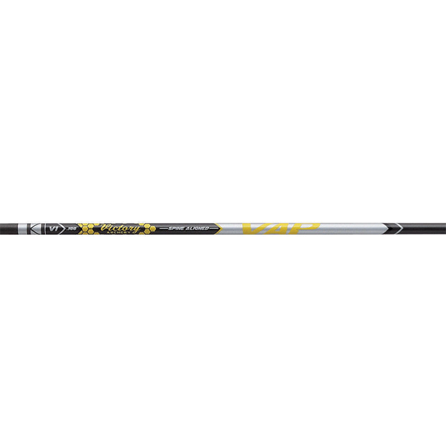 Victory Archery VAP Elite V1 Target 800 Raw Shafts Nock Installed