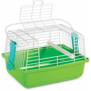 Prevue Pet Products Travel Cage for Birds and Small Animals, Green Plastic Base