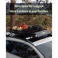 thumbnail image 2 of Historyli Universal Roof Rack Basket,51*36*5" Rooftop Cargo Carrier Basket,200 Lbs Capacity Car Cargo Rack,Heavy Duty Luggage Rack for Vehicles,, 2 of 8