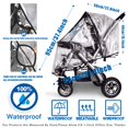 thumbnail image 4 of Cubierta impermeable para cochecito Vaxaape universal 94 x 56 x 94 cm, 4 of 7