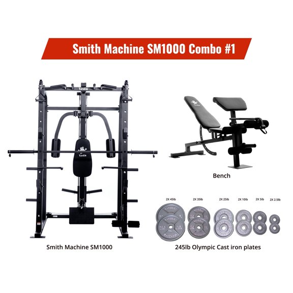 Vesta Smith Machine SM1001 With FID Bench