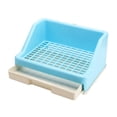 thumbnail image 1 of Caja de Arena para Mascotas Sunnimix Bandeja de Inodoro Fijable Azul, 1 of 8