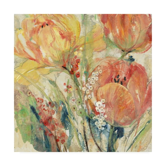 Trademark Fine Art 'Spring Tulip Array I' Canvas Art by Tim OToole