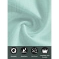 thumbnail image 7 of Linen Mint Green Cloth Napkins Set of 4 Reusable Dinner Napkins, Modern Minimalist Pure Solid Color Cocktail Napkin Washable Table Napkins for Wedding/Holiday Party/Baby Shower 20"x20", 7 of 7
