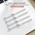 thumbnail image 2 of 50 Pcs Stainless Steel Handrail Railing Cable Tensioner Threaded Stud End Fitting For 1/8 Inch Cable Wire (50 Pack), 2 of 7