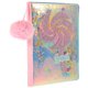 thumbnail image 5 of Cuaderno con purpurina, Bloc de notas esponjoso, cuaderno de escritura de dibujos animados, álbum de recortes con patrón de piruleta encantador, 5 of 5