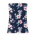 thumbnail image 4 of Auralook Women's Tube Tops Summer Floral Printed Bandeau Tank Sleeveless Shirt Casual Strapless Blouse Off The Shoulder Tunic Shirts, 4 of 5