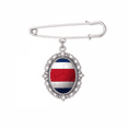 thumbnail image 1 of Costa Rica Drapeau National Broche de Football Épingle Robe Chemise Châle Clips, 1 of 3