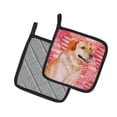thumbnail image 2 of Caroline's Treasures Labrador Retriever Love Pair of Pot Holders, 2 of 3