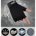 thumbnail image 2 of Guantes de Levantamiento de Pesas con Amortiguador Permeable al Aire para Entrenamiento de Rendimiento Gimnasia Levantamiento de Pesas Entrenamiento Gimnasio Ciclismo y Fitness (Código XL Color Arena) Sailing Electrónica, 2 of 5