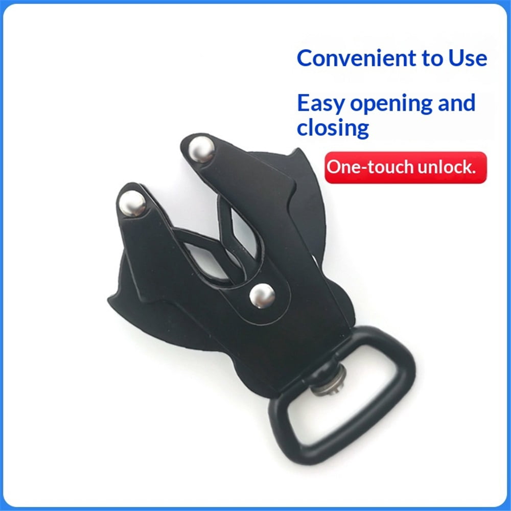 3 Pcs Frog Clip, Heavy-Duty Dog Leash Clasp, Quick Release/Locking Tactical Frog Clip, Replacement Clasp for Dog Leash, 360 Degree Swivel Buckle (Small (Square))