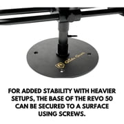 Glide Gear REVO 50 Adjustable Rotating 360 Video Camera Product Rig, Black, 1
