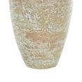 thumbnail image 4 of DecMode 15" Antique Style Textured Patina Brown Ceramic Vase, 4 of 9
