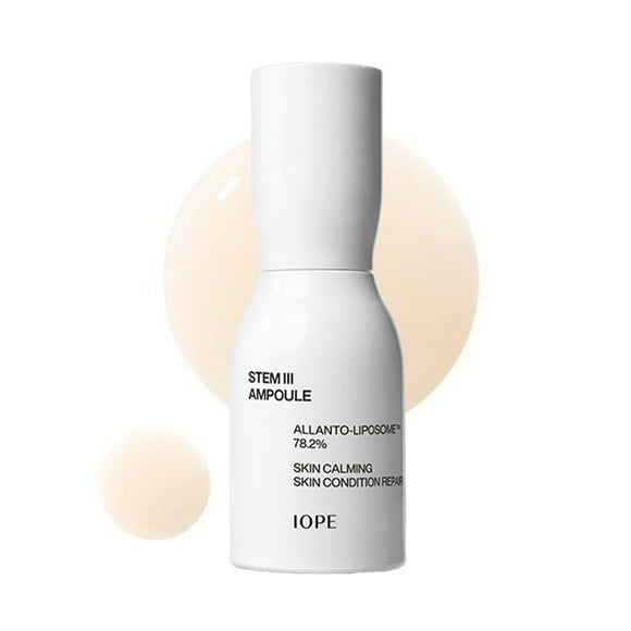 IOPE STEM III Face Serum - Anti-aging Facial Ampoule with Liposome & Niacinamide, Dermatologically Tested for Daily Hydrating and Firming, Fine Lines Wrinkle Care, Korea