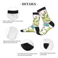 thumbnail image 4 of Pofeuu Cartoon Frogs Print Crew Socks, Adult Running Hiking Socks for Youth and Adult, 4 of 7