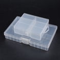 thumbnail image 3 of Unique Bargains 2pcs Portable 24 AA Battery Storage Box, 48 AA Batteries Protective Container, 3 of 4