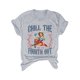 thumbnail image 1 of Blusas de Manga Corta para las Mujeres Divertida Impresión Cuello Redondo Camiseta Vintage, Blusas de Primavera para las Mujeres, 1 of 4