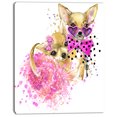 thumbnail image 2 of Lovely Sweet Dog Aquarelle - Impression sur Toile Abstraite, 2 of 3