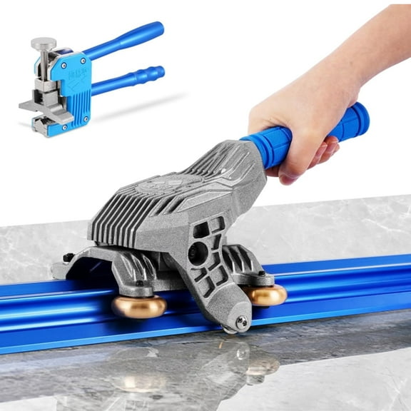 87 Inch Manual Tile Cutter，Manual Tile Cutter for Large Ceramic Porcelain Tiles, Precise Ceramic Tile Cutting Tool with Build-in Suction Cups Tile Push Knife Tile Plier