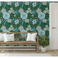 thumbnail image 5 of S4sassy Removable Nature-inspired Waterproof Wall Wrap, Finish Wallcover, Bold Botanical Bloom Contact Paper for Walls, Cabinet, Dresser, Self Adhesive Vinyl Wallpaper Roll - Green (25"x240"), 5 of 9