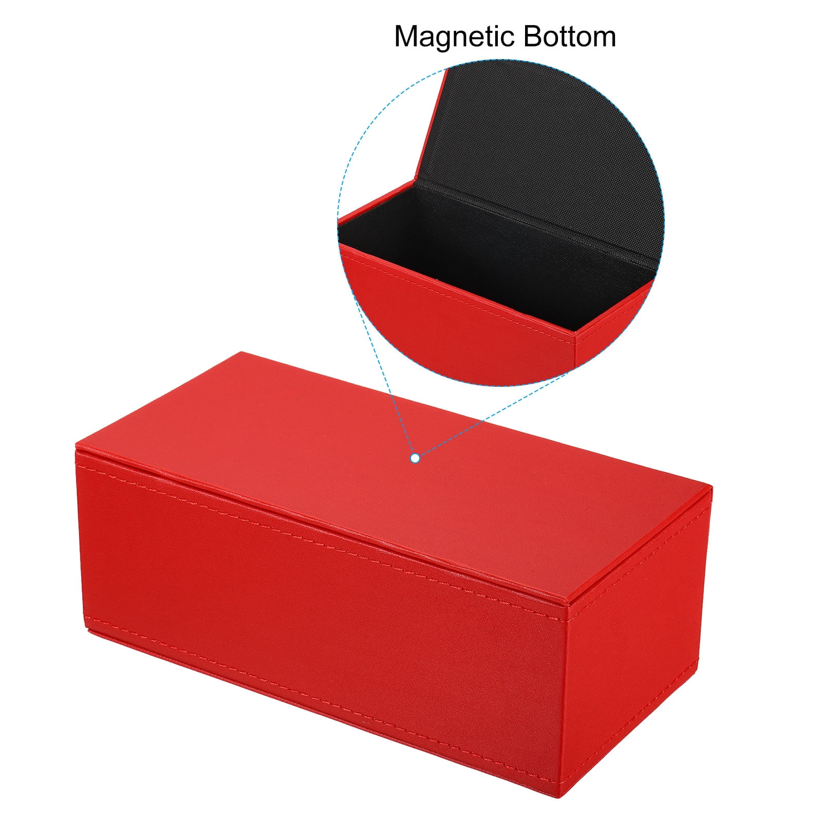 Unique Bargains Tissue Box Cover Napkin Paper Towel Dispenser Holder Red 9.4x4.7x3.7"