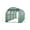 Green, variant on Two Door Walk-In Tunnel Greenhouse With Ventilation Windows And Steel Frame - 15' X 6' X 6'