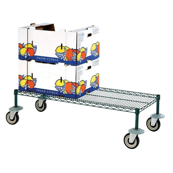 21" Deep x 60" Wide x 20" High Freezer Mobile Dunnage Rack
