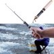 thumbnail image 1 of 60 cm portátil telescópico invierno pesca en hielo caña de pescar aparejos giratorios, 1 of 8