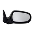 thumbnail image 2 of CarLights360 For Honda Accord 1990 1991 1992 1993 Door Mirror | Black Housing | Plastic Material | Electric Adjustment | Screws Attachment | Powered Mirror | Rectangular Glass Shape | For 76200SM4C21, 2 of 6