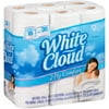 White Cloud 2 Ply Comfort Double Rolls Bath Tissue, 264 sheets, 18 rolls