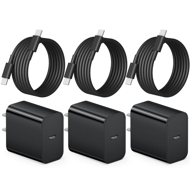 Cargador ROMITAZ de carga rápida de 20 W, paquete de 3 unidades, tipo C para iPhone 16