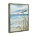 thumbnail image 4 of Stupell Industries Bird & Abstract Beach Animals & Insects Painting Gray Floater Framed Canvas Art Print Wall Art, 25 x 31, 4 of 10