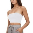 thumbnail image 5 of PEASKJP Women's Push up Underwire Bra Lingerie for Women Padded Tube Tops for Women White M, 5 of 5