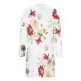 thumbnail image 3 of Robe d'Été pour Femmes Imprimée Manches Longues Col Rabattu, Robe pour Femmes, Robe Manches Longues pour Femmes Robe d'Été, 3 of 5