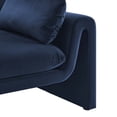 thumbnail image 6 of Modway Waverly Performance Velvet Sofa in Midnight Blue, 6 of 9